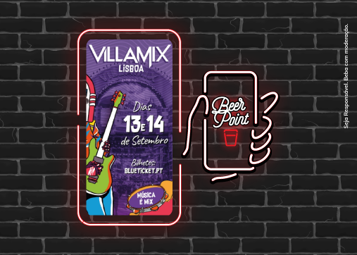 O Villamix está à sua espera com uma cerveja grátis!