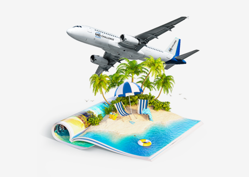 Levanta voo com o CHALLENGE e ruma a umas férias incríveis!